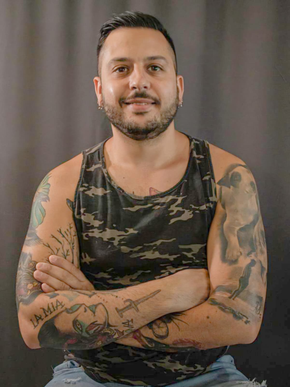 Diego Saiu, fondatore di Armonia Cromatica Tattoo Studio
