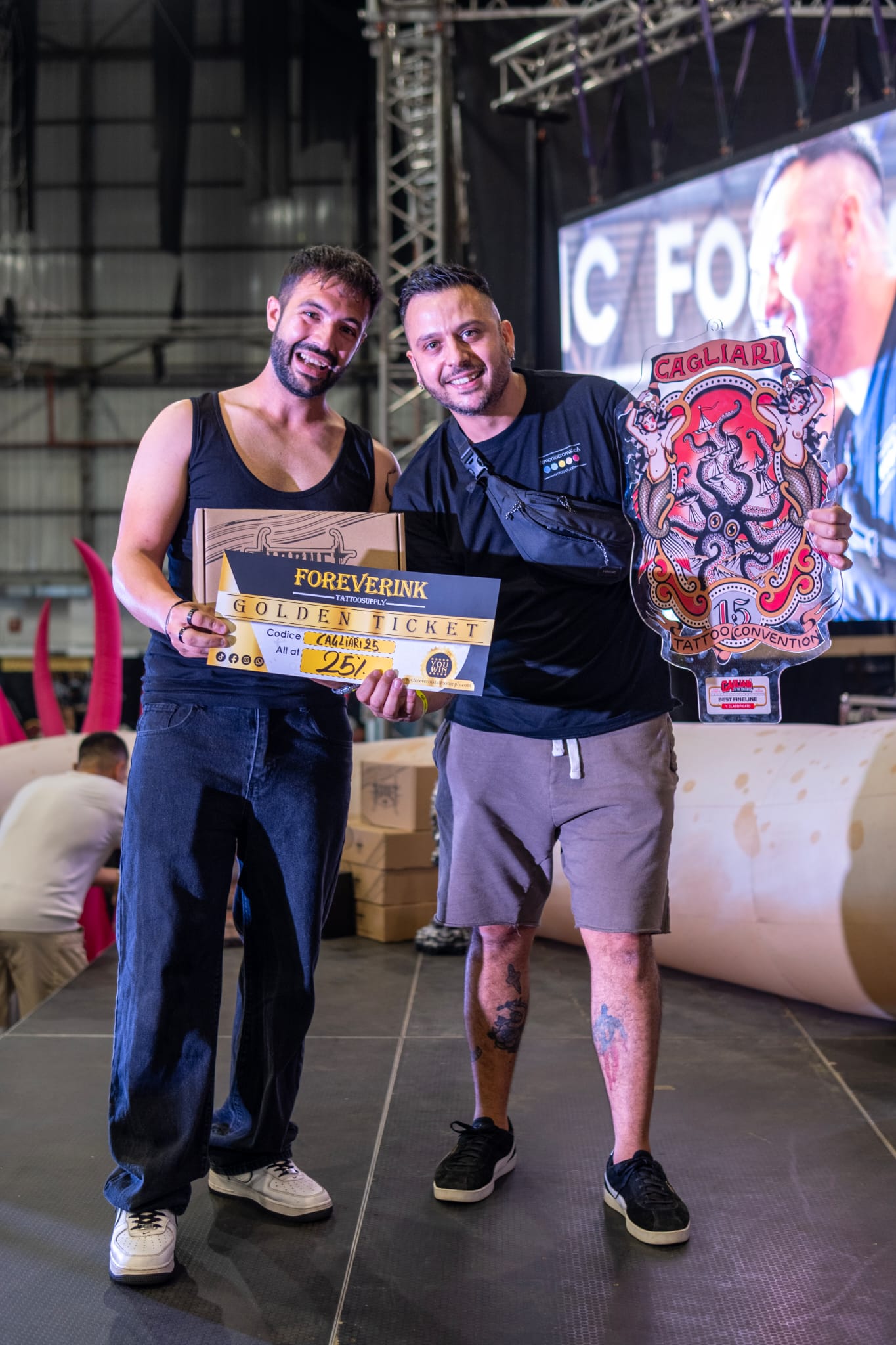 Diego Saiu premiato alla 15ª Cagliari Tattoo Convention 2025